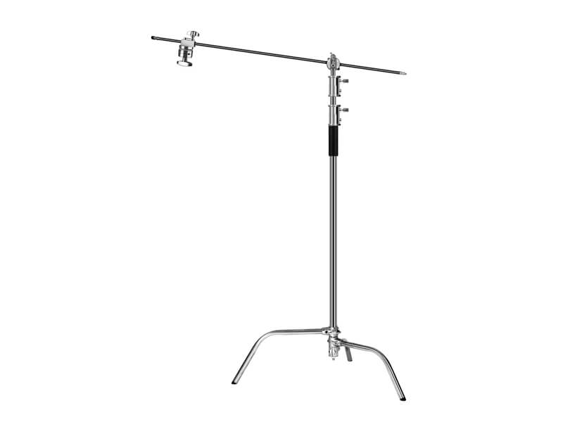 Magic Leg 25mm Universal Caster Wheel C-frame Photography Light Tripod with Brake